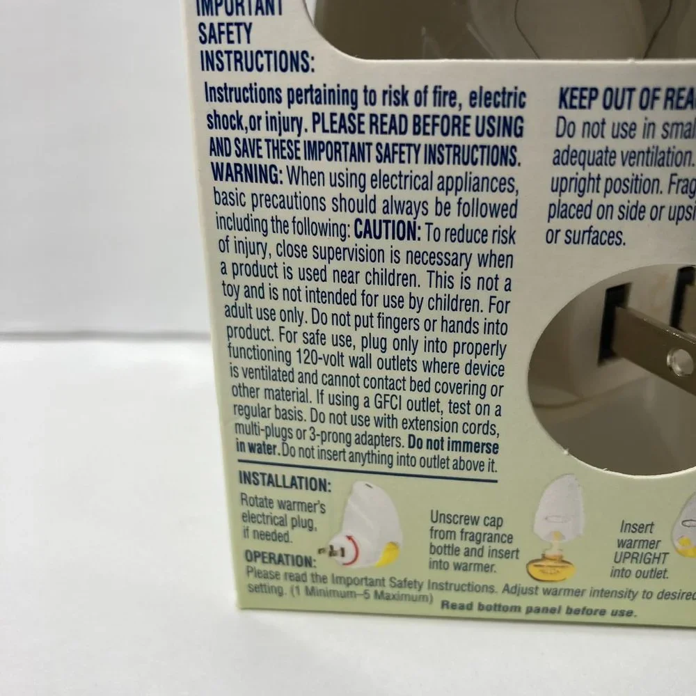 10 Glade PlugIns Scented Oil Warmer Plug In Air Freshener Dispenser NO R…